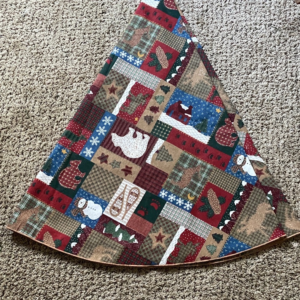 70” Round Patchwork look Table Cloth